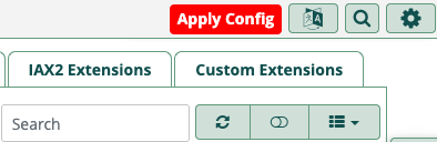 FreePBX Apply Config Button
